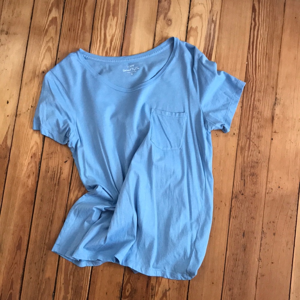 Light Blue J Crew T-shirt size small